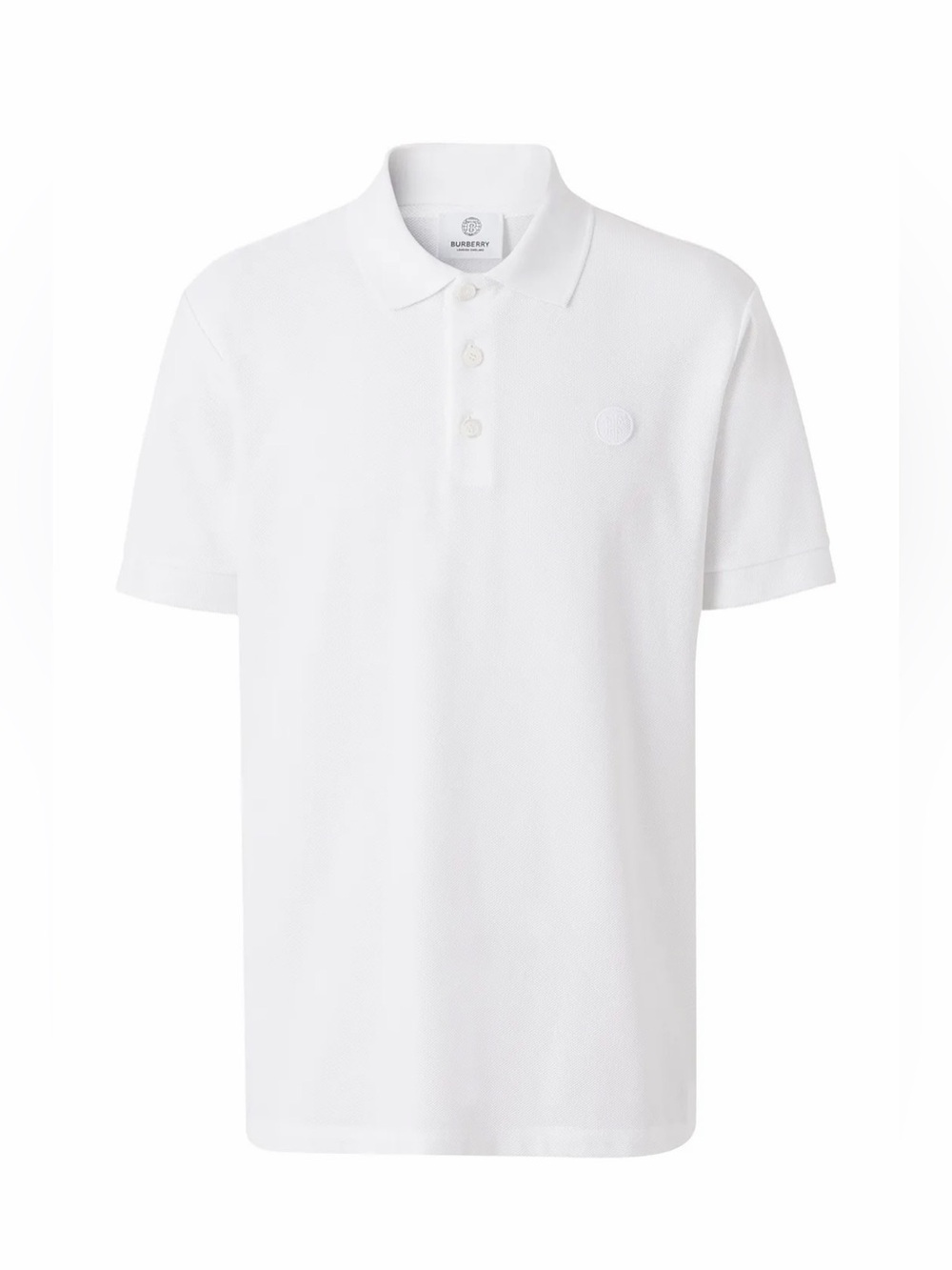 NWOT Burberry Monogram Embroidered Polo Shirt